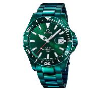 Jaguar Executive J988/1 Men's Diver Watch - Green PVD Stainless Steel, Sapphire Crystal