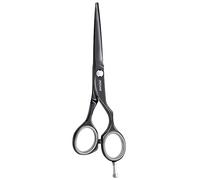 JAGUAR Forbici per capelli DIAMOND E TITAN 6.0" | Forbici da parrucchiere dal design offset | Rivestimento anallergico in titanio nero lucido | Made in Germany