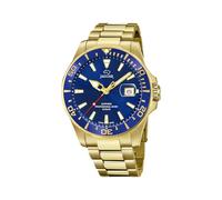 JAGUAR J877/1-Orologio da Uomo della Collezione Executive, Cassa da 43,5 mm, Blu con Cinturino in Acciaio Placcato J877/1