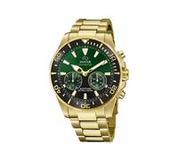 Jaguar J899/5 Hybrid Diver Men's Watch - Gold Stainless Steel, Green Dial