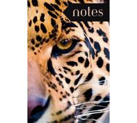 Jaguar Lined Notebook - Realistic Animals Collection - Jaguar Lovers - Ruled notebook, journal, diaries, etc. - Gift for Men, Women, Children, 6x9, 120 pages