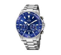 Jaguar Men's Hybrid Smartwatch - Model J888/1, Stainless Steel, Blue Dial