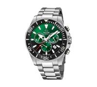 Jaguar Men's Swiss Quartz Chronograph Watch - Model J861/9, Stainless Steel Case, Green Dial, Sapphire Crystal