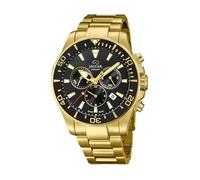 Jaguar Men's Swiss Quartz Chronograph Watch - Model J864/3, Gold-Tone Stainless Steel, Black Dial