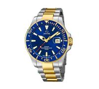 Jaguar Men's Swiss Quartz Diver Watch - Model J863/C, Two-Tone Stainless Steel, Blue Dial