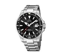 Jaguar Men's Swiss Quartz Professional Diver Watch - Model J860/D, Stainless Steel Case, Black Dial, Sapphire Crystal