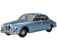 Jaguar MK2 Argento Blu Opalescente 1:76 Oxford Diecast Diecast 76JAG2008