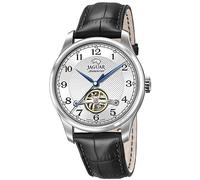 JAGUAR Orologio Automatico Uomo Pelle Nera - Vetro Zaffiro, Impermeabile 5 ATM - Elegante - J966/1 Automatic Balancier