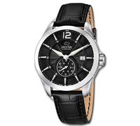 Jaguar Orologio da Uomo Elegante Quarzo J663/4 Polso IN Pelle Acm Nero UJ663/4