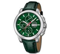 Jaguar Orologio J975/5 Automatico Uomo Pelle Verde Vetro Zaffiro 10 ATM