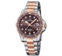 Jaguar Orologio Donna Analogico J871/2 Acciaio Inox da Polso Argento Oro UJ871/