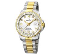 Jaguar Orologio Donna Analogico Moda J893/1 Acciaio da Polso Argento Oro UJ893/