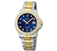 Jaguar Orologio Donna Analogico Moda J893/2 Acciaio da Polso Argento Oro UJ893/