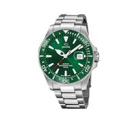 Jaguar Orologio Uomo Acciaio Inox Argento Pro Subacqueo da Polso Uj860/B