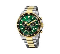 JAGUAR Orologio Modello J862/3 della Collezione Executive Cassa 43,5 mm Verde con Cinturino in Acciaio Bicolore per Uomo
