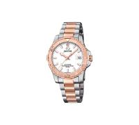 JAGUAR Orologio Modello J871/1 della Collezione Woman, Cassa da 34 mm Argento con Cinturino Acciaio Inox-Bronzo per Donna