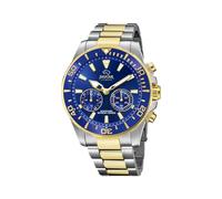 JAGUAR Orologio Modello J889/1 della Collezione Connected, Cassa 45,7 mm Blu con Cinturino in Acciaio Bicolore per Uomo