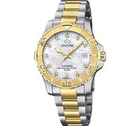 JAGUAR Orologio Modello J896 / 3 della Collezione, Cassa Bianca da 34 mm con Cinturino in Acciaio Bicolore da Donna J896/3