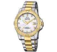 Jaguar Orologio Uomo Acciaio Inox Argento Oro Pro Subacqueo da Polso Uj970/4