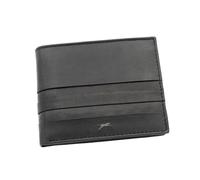 JAGUAR Portafoglio Uomo Pelle Vera Dotato di Scomparti Carte con Protezione RFID, Portamonete Banconote e Documenti, Idea Regalo Uomo dal Design Classico, Leggero (soli 70gr) Nero - Modello 6