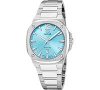 JAGUAR SWISS MADE Orologio Donna Analogico Acciaio Inossidabile 316L Argento - Quarzo - Vetro zaffiro alta resistenza - Impermeabile 10 ATM - Data J1027/2 - Rondcarre