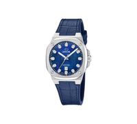 JAGUAR SWISS MADE Orologio Donna Analogico in Pelle Blu