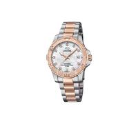 Jaguar Women's Swiss Quartz Diver Watch - Model J871/5, Two-Tone Stainless Steel, Mother-of-Pearl Dial
