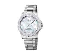 Jaguar Women's Swiss Quartz Watch - Model J892/1, Stainless Steel, Mother-of-Pearl Dial, Crystal Accents