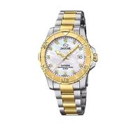 Jaguar Women's Swiss Quartz Watch - Model J896/3, Two-Tone Stainless Steel, Mother-of-Pearl Dial, Crystal Accents