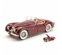 Jaguar XK 120 Roadster 1948 Amarant 1:24 Model 22018AM BBURAGO