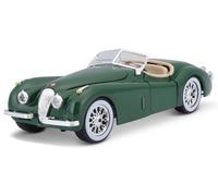 Jaguar XK 120 verde modello di auto 22018 Bburago 1:24