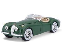 Jaguar XK 120 verde modello di auto 22018 Bburago 1:24