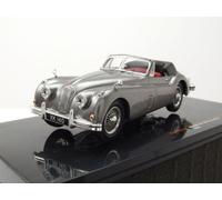 Jaguar XK 140 Cabrio RHD 1956 Grigio Metallizzato 1:43 ixo models Modello Auto
