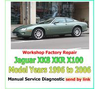 Jaguar XK8 XKR Manuale di riparazione in fabbrica 1996-2006 Servizio diagnostico Link Guida per officina di manutenzione auto