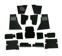 Jaguar Xke e-Type S1,S2 1966 - 1970 2 + 2 Coupe Nero Wilton Lana Carpet Set