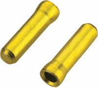 Jagwire 1.2mm Terminali Del Cavo Dorati Bottiglia/500