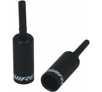 Jagwire 4mm Foderato Lega Tappi Terminali Bottiglia Di 50 Nero