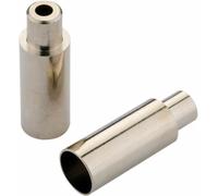 Jagwire 5mm A 4mm Step Giù Aperto Tappi Terminali Bottiglia Di 100 Cromato