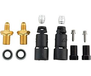 Jagwire Adattatori PRO Quick-Fit per Tubi Idraulici Avid Code SRAM Level T, Level, Guide RE; Avid Code, Code 5, Elixir 1, 3, Juicy 3, DB3, DB1