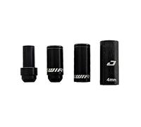 Jagwire Elite Link Shift End Cap Pack (18pcs) -Black Punte per cavi adulti Unisex, Nero, Taglia Unica