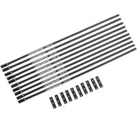 Jagwire Flexible Shift Housing 4 mm CGX-SL (240 mm-10pcs) -Black Parti di ricambio per adulti, Unisex, Nero, Taglia Unica