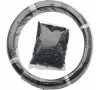 Jagwire Guaina Cambio 4mm Basics 200M Nera Con Tappi Terminali