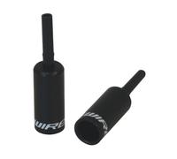 Jagwire Raccordo Guaina Cambio in Alluminio, Nero 4 mm, 50 Pezzi