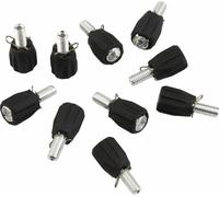 Jagwire Telaio IN Acciaio Supporto Indice Regolabile Barile M5 Borsa Di 10 Nero