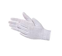 Jah 1092 - Guanti in cotone, 12 paia di oekotex sottili, colore bianco, taglia 6