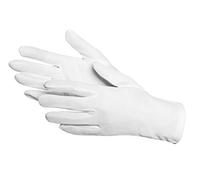 Jah 2024 guanti in nylon 12 paia oekotex pesante bianco taglia 8