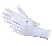 Jah 3203 - Guanti in cotone, 12 paia, colore: bianco, taglia 9