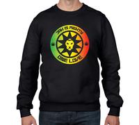 Jah ? Mighty Reggae Uomo Felpa Maglione - Rasta Bob Marley