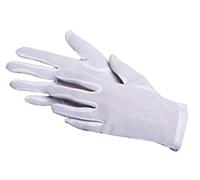 Jah Oekotex 1084 - Guanti in nylon, 12 paia, taglia 13, colore: Bianco chiaro