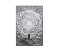 JAHER L'Empireo, la Divina Commedia di Dante di Gustave Dore Art Poster Wall Art Pittura Opere Arte Decorazione della stanza 40 x 60 cm